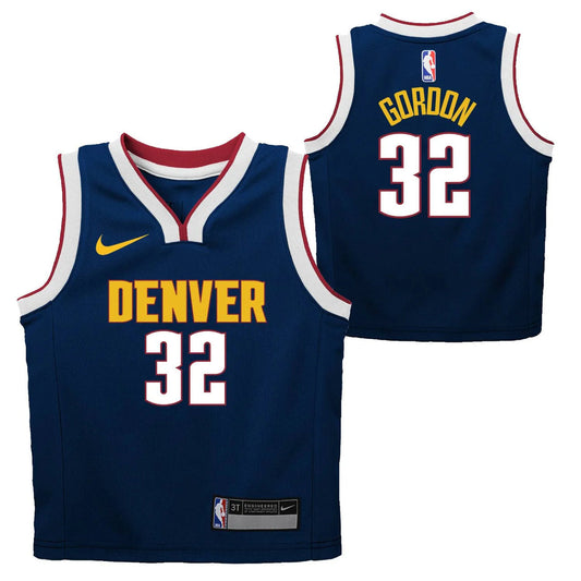 Aaron Gordon YOUTH KIDS Denver Nuggets Official NBA Nike Jersey blue product image 1, provided for visual reference and