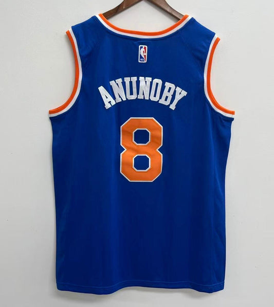 OG Anunoby YOUTH KIDS New York Knicks Official NBA Jersey product image 1, provided for visual reference and product detail