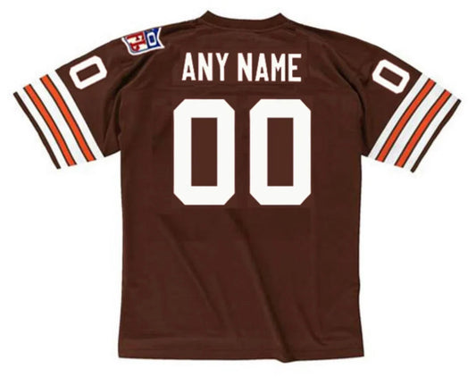 Any name & Number 1969 Cleveland Browns NFL Mitchell & Ness jersey product image 1, provided for visual reference and