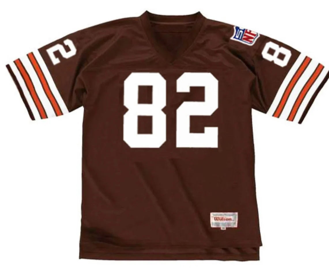Jim Houston 1969 Cleveland Browns Official NFL Mitchell & Ness Jersey product image 2, provided for visual reference and