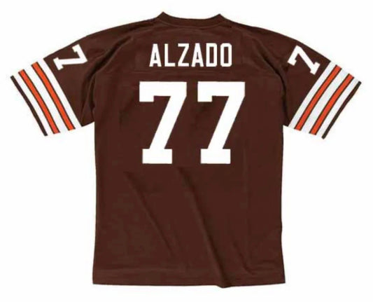 Lyle Alzado Cleveland Browns Official NFL Mitchell & lNess Jersey product image 1, provided for visual reference and product