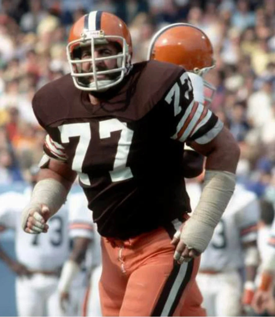 Lyle Alzado Cleveland Browns Official NFL Mitchell & lNess Jersey product image 3, provided for visual reference and product