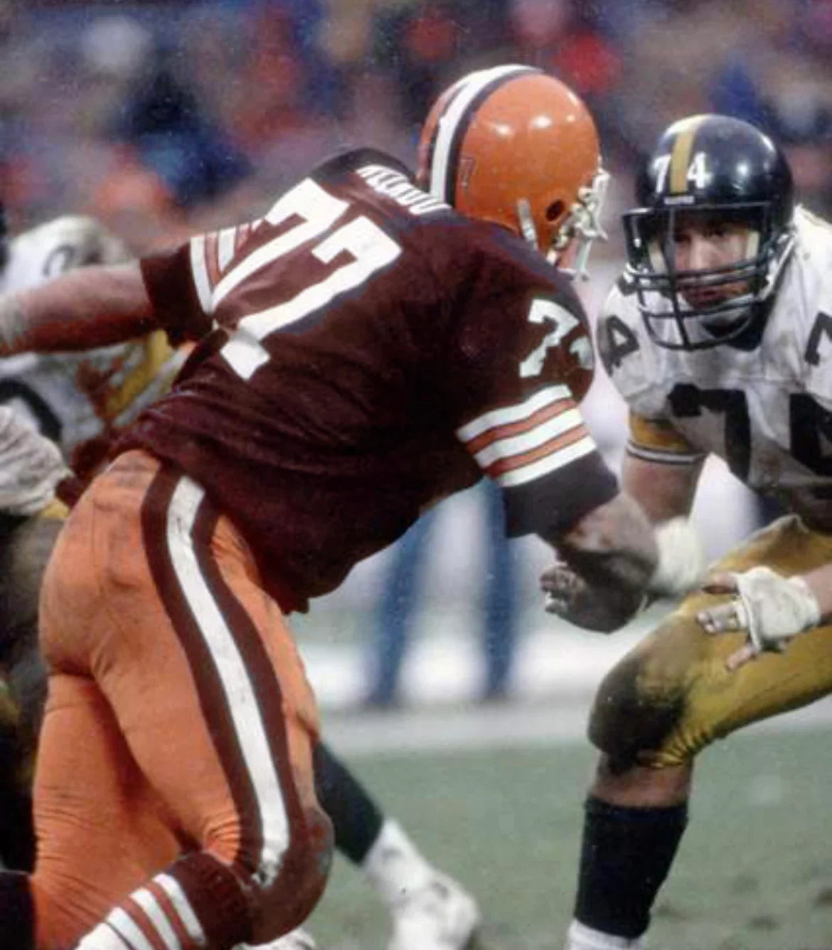 Lyle Alzado Cleveland Browns Official NFL Mitchell & lNess Jersey product image 4, provided for visual reference and product