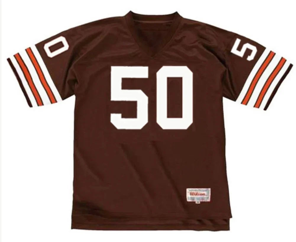 Tom Cousineau Cleveland Browns Official NFL Mitchell & Ness Jersey product image 2, provided for visual reference and
