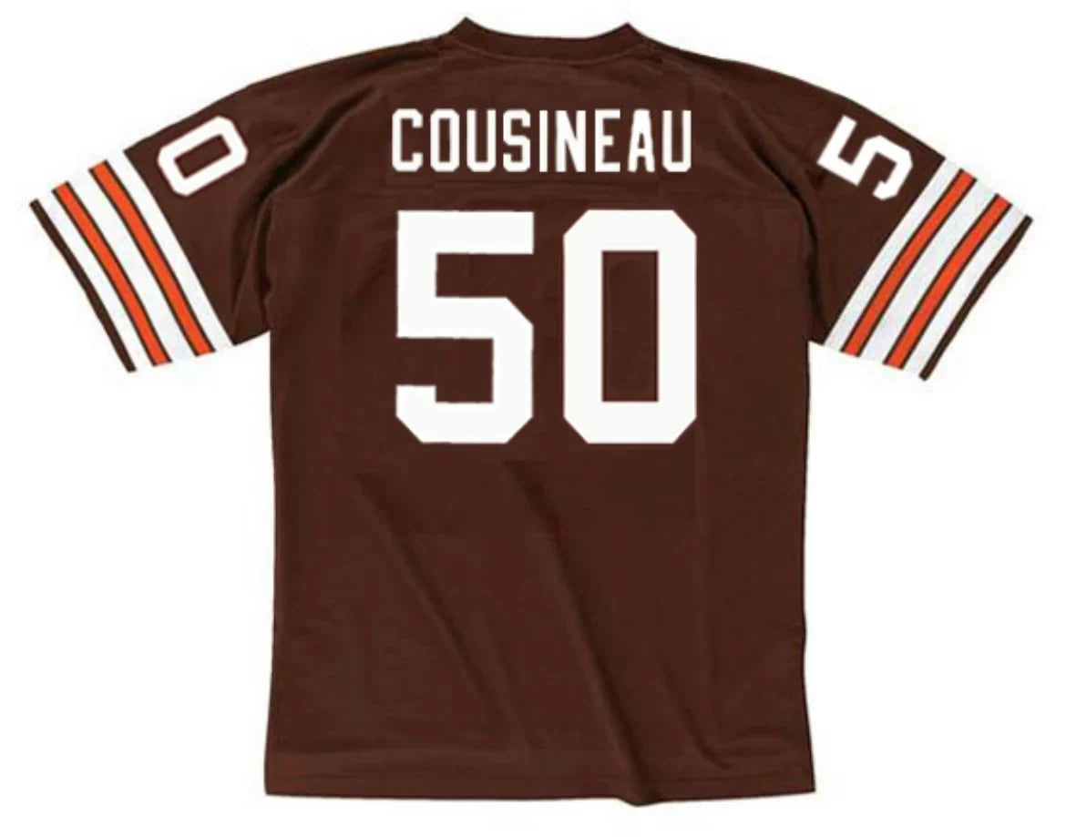 Tom Cousineau Cleveland Browns Official NFL Mitchell & Ness Jersey product image 1, provided for visual reference and