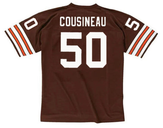 Tom Cousineau Cleveland Browns Official NFL Mitchell & Ness Jersey product image 1, provided for visual reference and