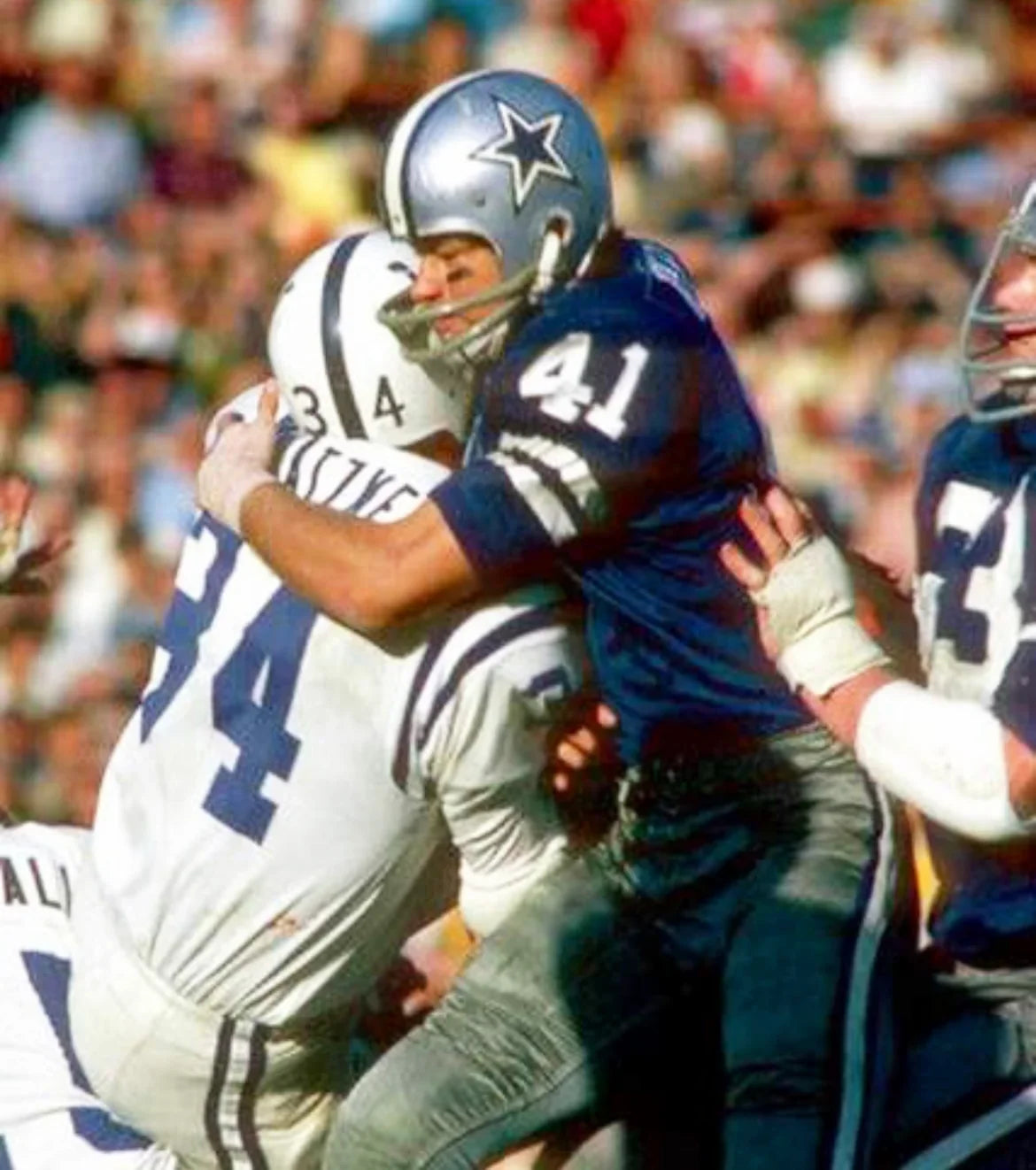 Charlie Waters 1974 Dallas Cowboys Official NFL Jersey Mitchell & Ness product image 4, provided for visual reference and