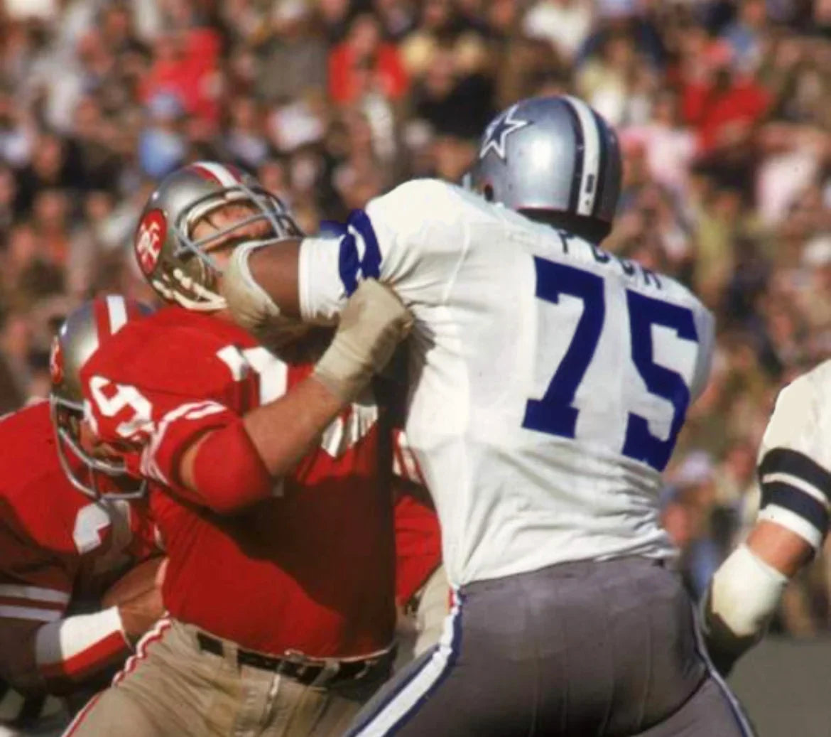 Jethro Pugh Dallas Cowboys Official NFL Jersey white Mitchell & Ness product image 5, provided for visual reference and
