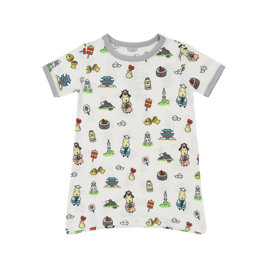 Unisex Snap-On Tee K05 White