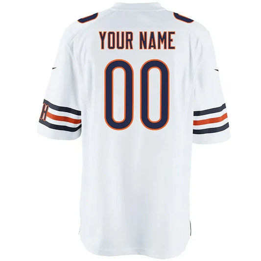 Any name & Number Chicago Bears current NFL Nike Jersey white product image 1, provided for visual reference and product