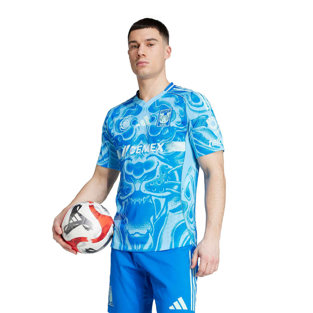 adidas Tigres UANL 25/26 Authentic Away Jersey product image 1, provided for visual reference and product detail review