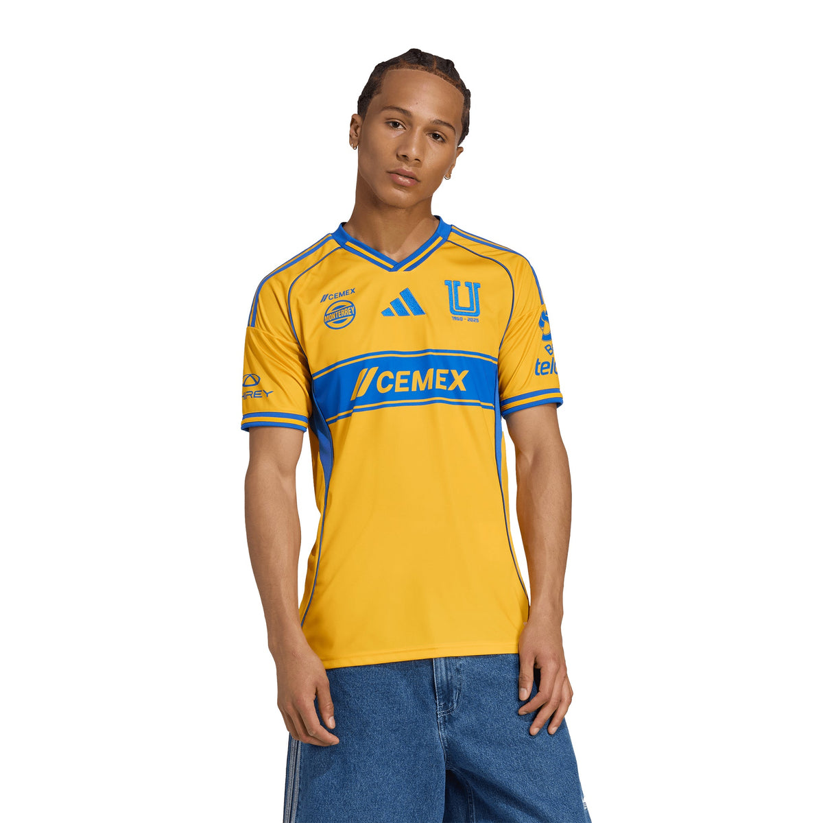 adidas Tigres UANL 25/26 Home Jersey (Authentic) product image 1, provided for visual reference and product detail review
