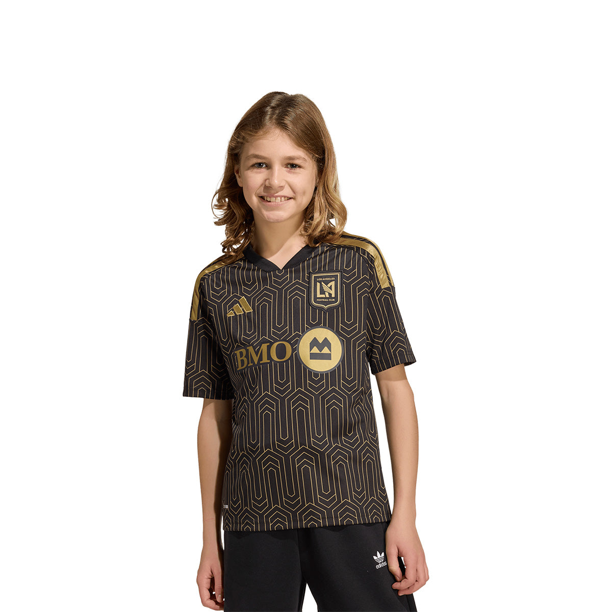 adidas LAFC 26/27 Home Kids Jersey product image 1, provided for visual reference and product detail review