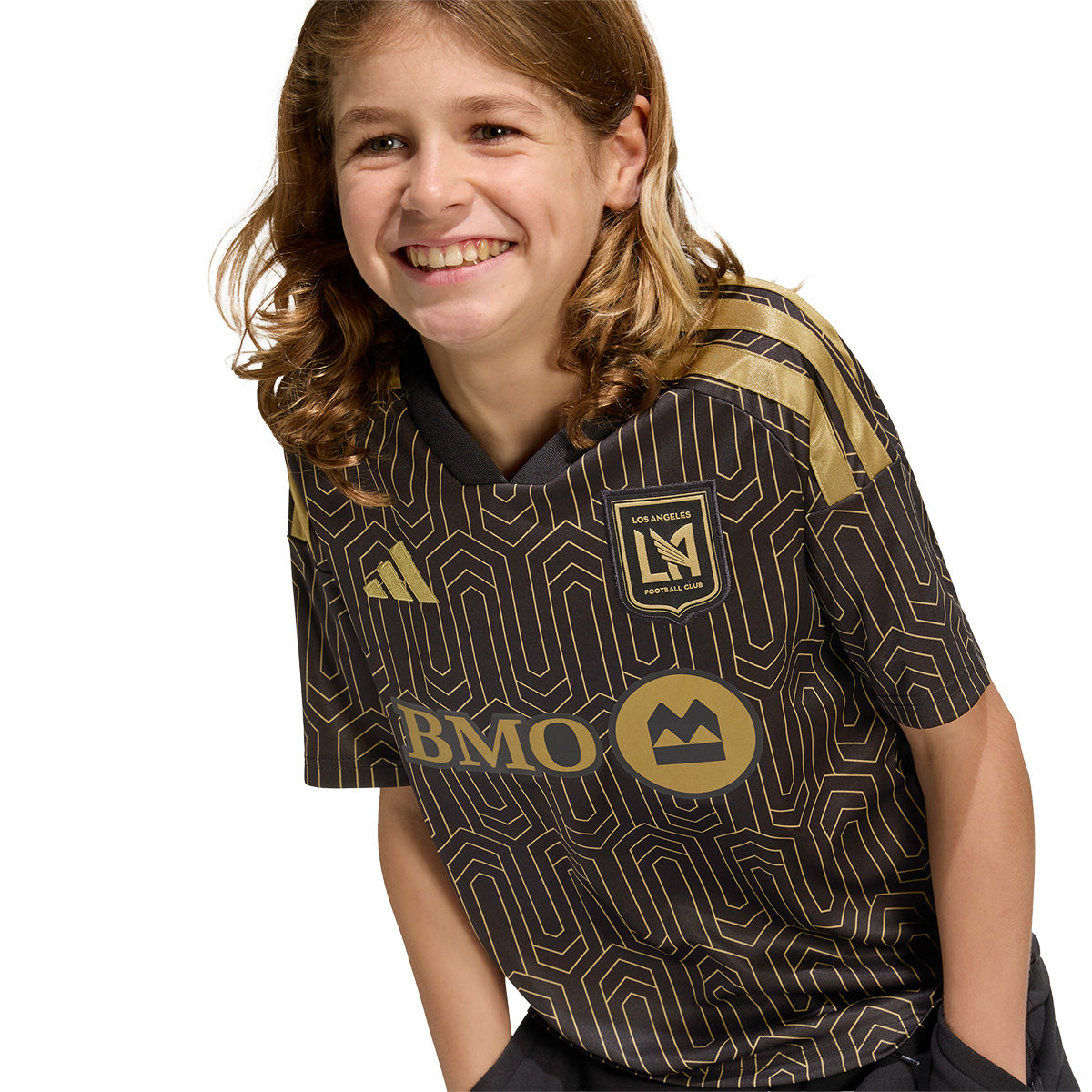 adidas LAFC 26/27 Home Kids Jersey product image 4, provided for visual reference and product detail review