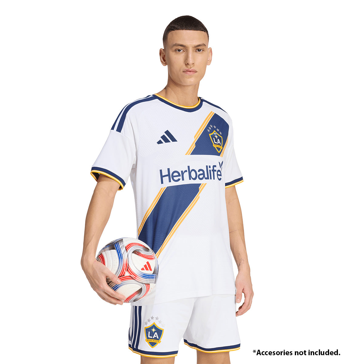 adidas LA Galaxy 26/27 Home Authentic Jersey product image 2, provided for visual reference and product detail review