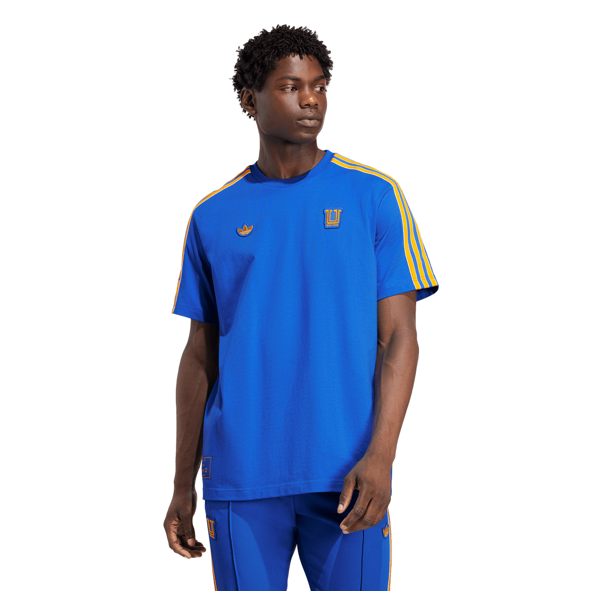 adidas Tigres UANL Terrace T-Shirt product image 1, provided for visual reference and product detail review