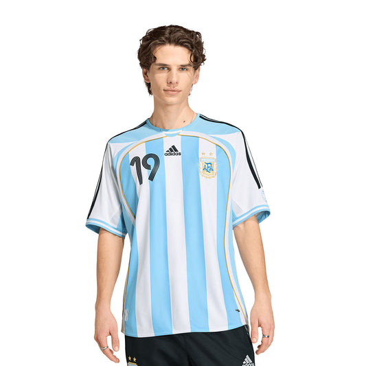 adidas Argentina Home 2006 Messi Jersey product image 1, provided for visual reference and product detail review