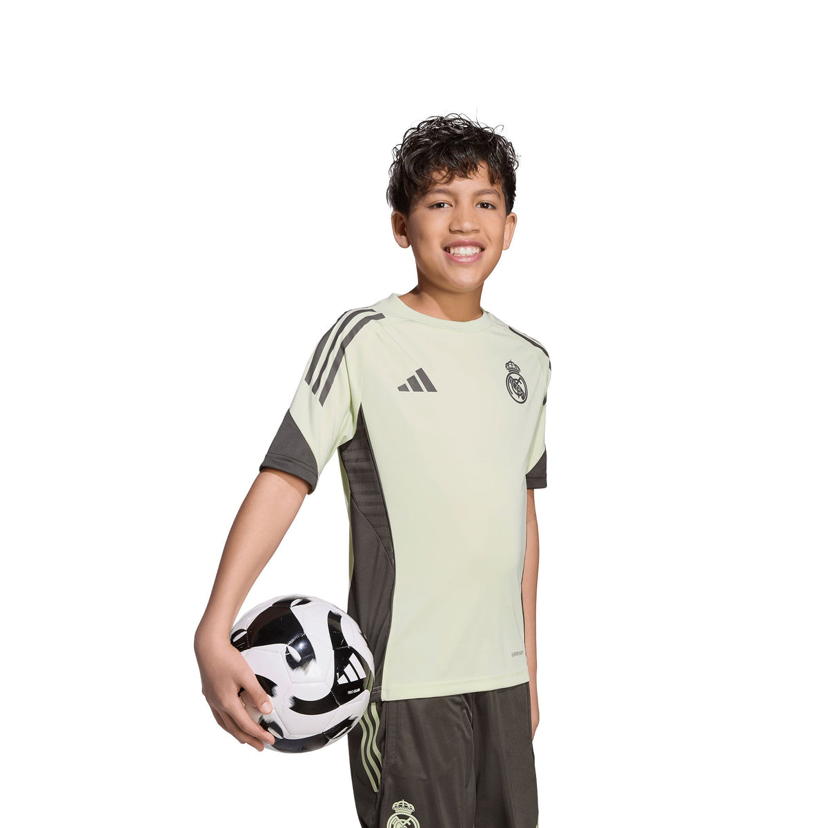adidas Real Madrid Tiro 25 Training T-Shirt (Pink) product image 1, provided for visual reference and product detail review