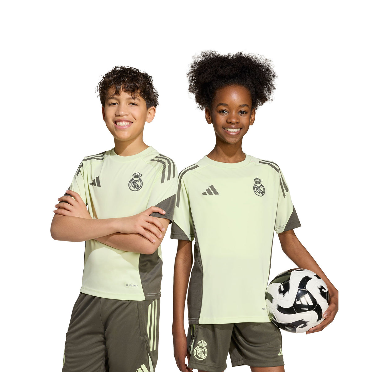 adidas Real Madrid Tiro 25 Training T-Shirt (Pink) product image 4, provided for visual reference and product detail review