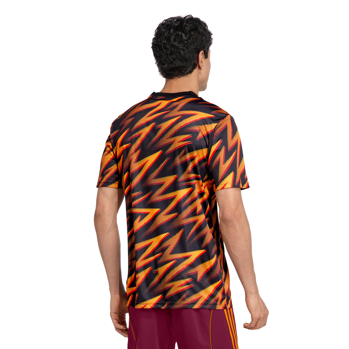 adidas AS Roma 25/26 Pre-Match Jersey product image 2, provided for visual reference and product detail review