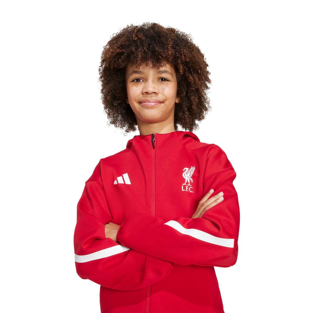 adidas Liverpool FC ADIDAS ZNE Anthem Jacket product image 4, provided for visual reference and product detail review