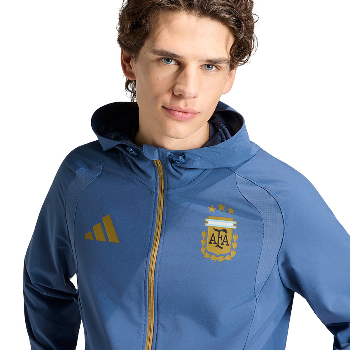 adidas Argentina Tiro Travel Windbreaker product image 4, provided for visual reference and product detail review
