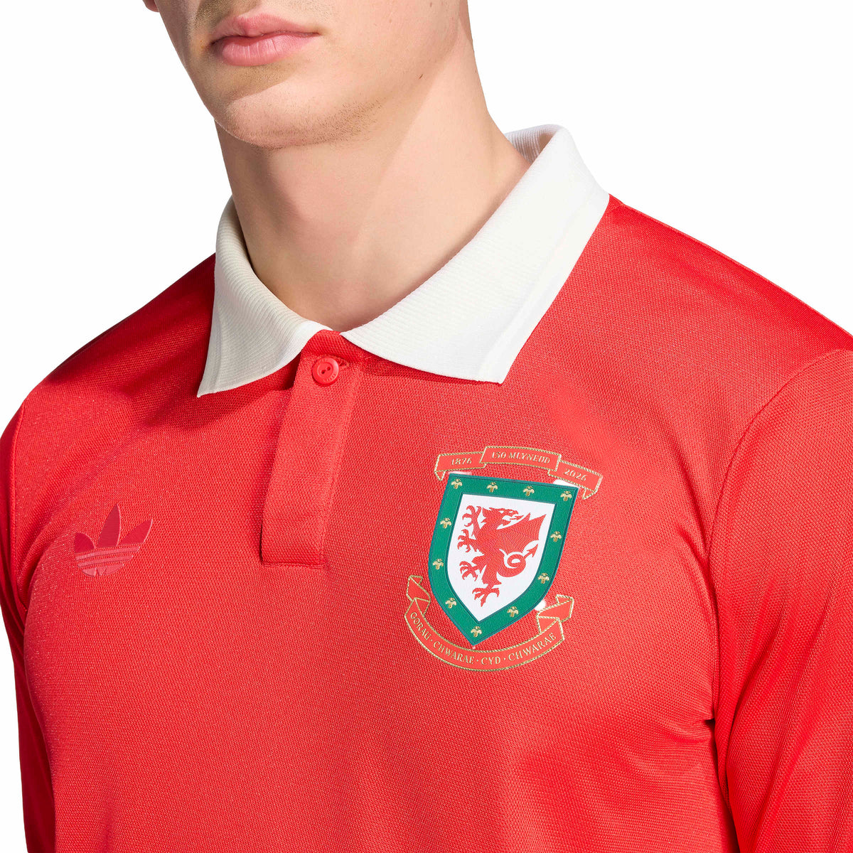 adidas Wales 150th Anniversary Jersey product image 3, provided for visual reference and product detail review