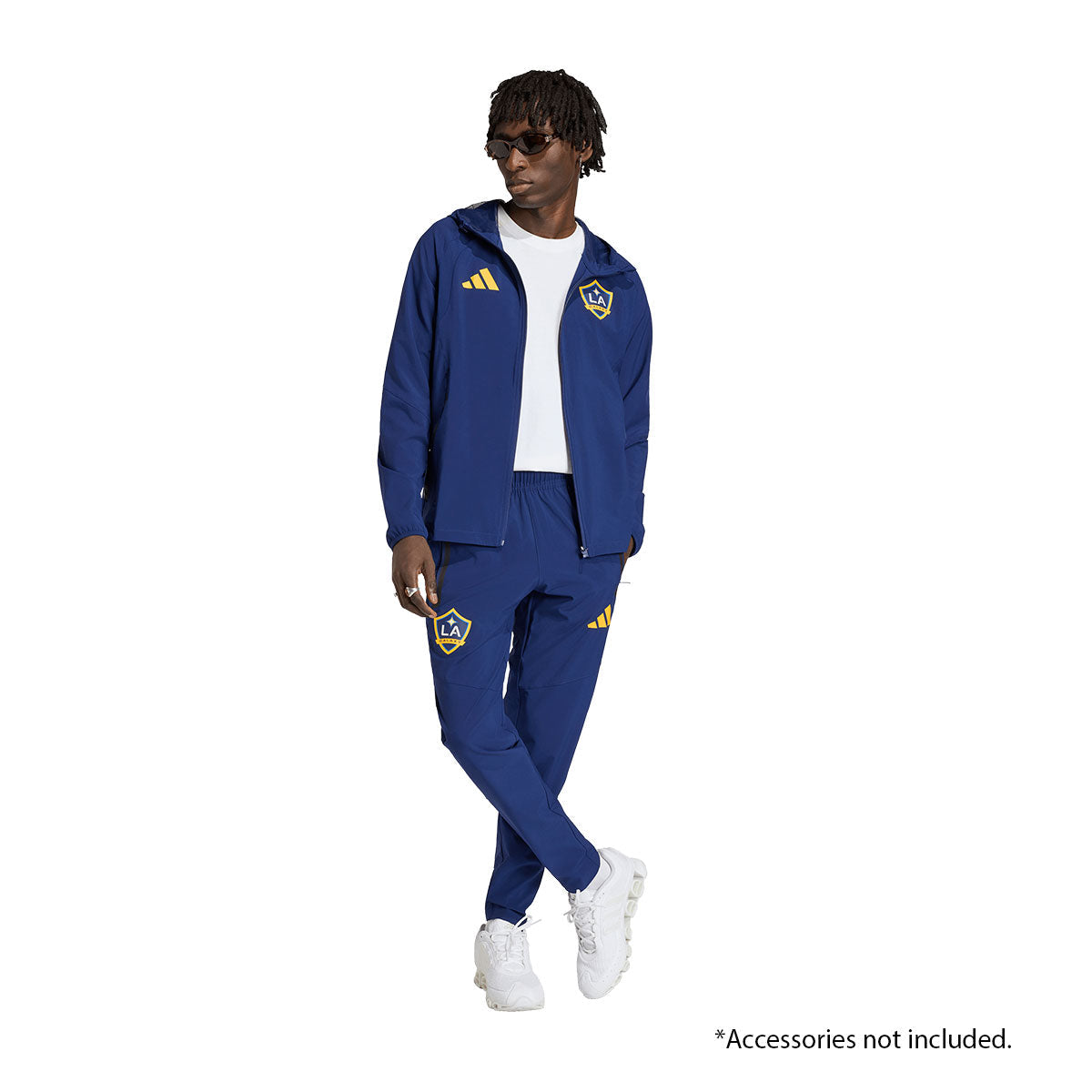adidas LA GALAXY Tiro Travel Pants product image 5, provided for visual reference and product detail review