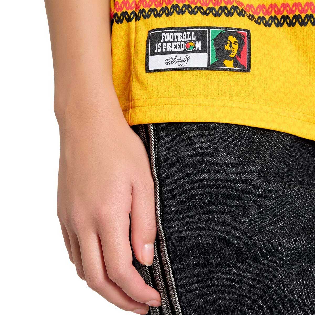 adidas Jamaica 26 x Bob Marley Home Jersey product image 4, provided for visual reference and product detail review