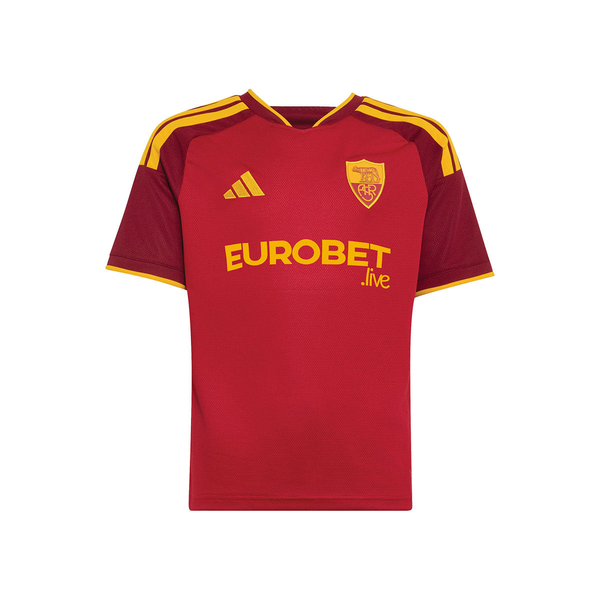 adidas AS Roma 26/27 Home Kids Jersey product image 1, provided for visual reference and product detail review