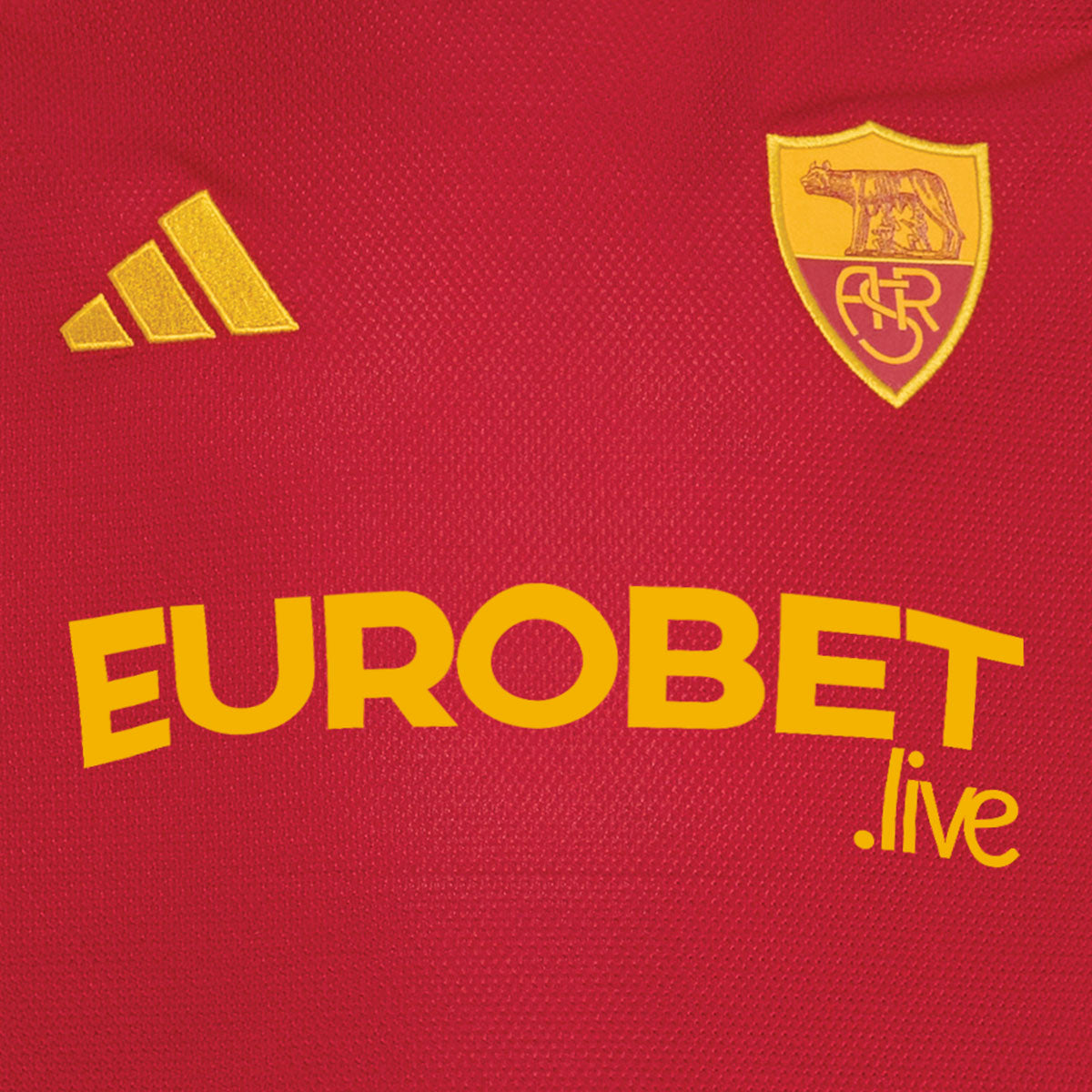 adidas AS Roma 26/27 Home Kids Jersey product image 3, provided for visual reference and product detail review