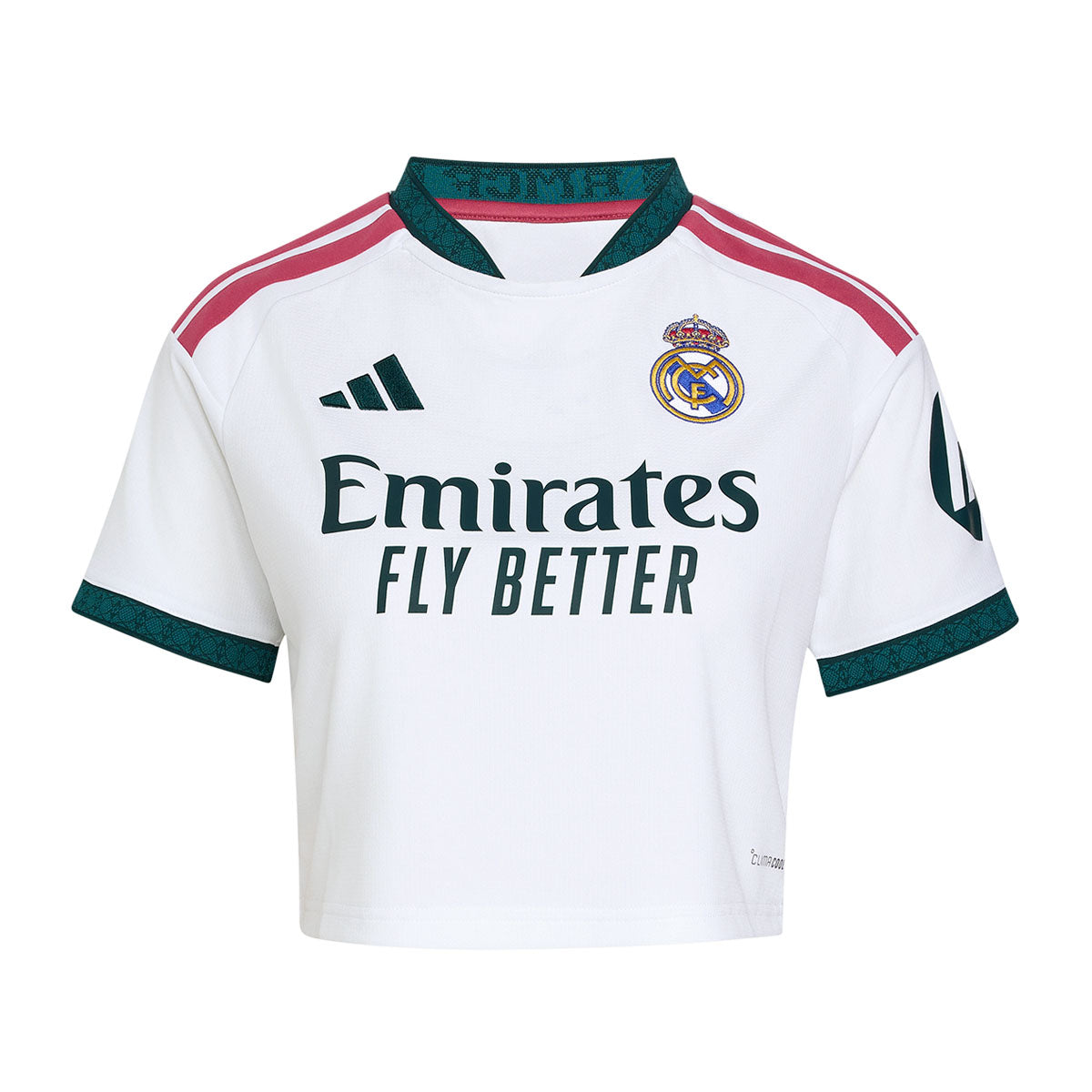 adidas Real Madrid 26/27 Home Jersey Crop Top product image 5, provided for visual reference and product detail review