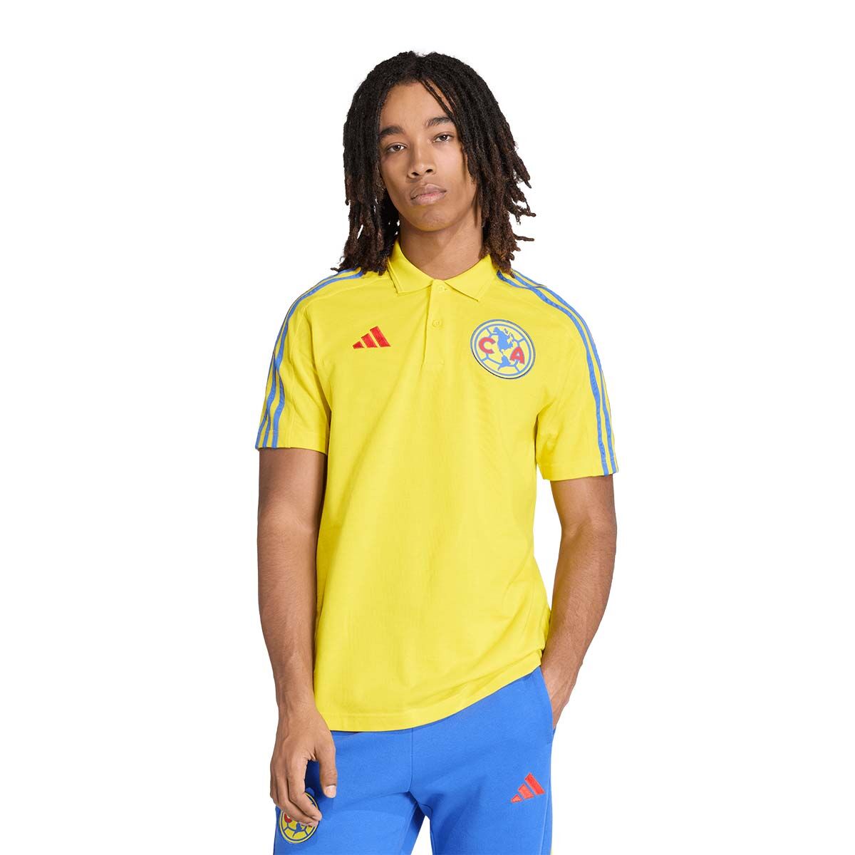 adidas Club América DNA Polo Shirt product image 1, provided for visual reference and product detail review