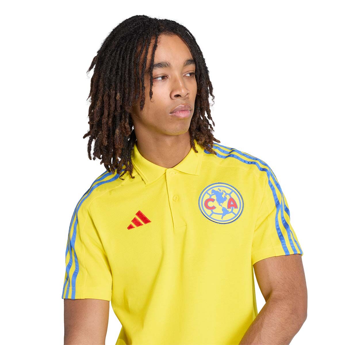 adidas Club América DNA Polo Shirt product image 4, provided for visual reference and product detail review