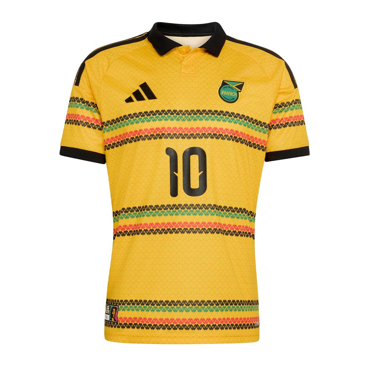 adidas Jamaica Home 26 x Bob Marley 10 Jersey product image 6, provided for visual reference and product detail review