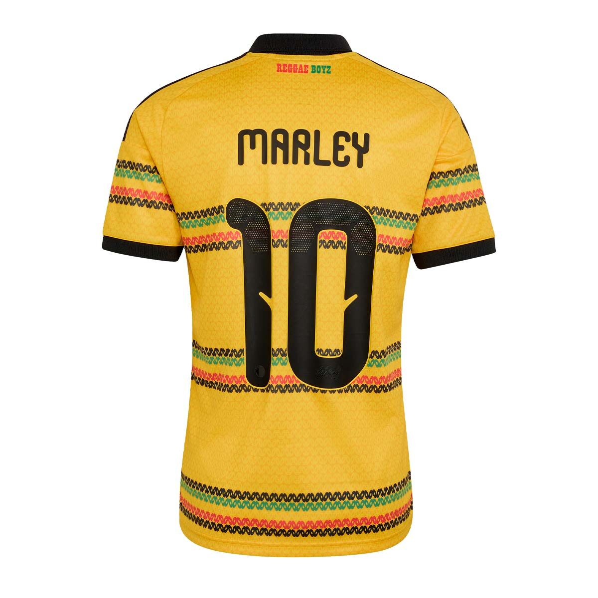 adidas Jamaica Home 26 x Bob Marley 10 Jersey product image 7, provided for visual reference and product detail review