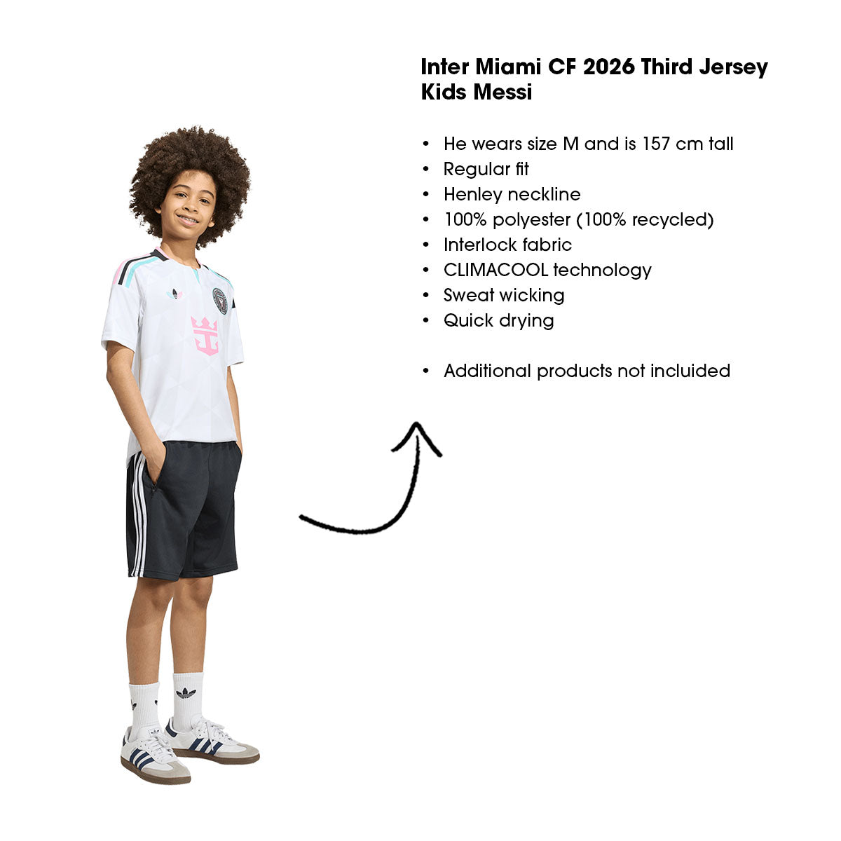 adidas Inter Miami CF 2026 Messi Third Authentic Jersey product image 8, provided for visual reference and product detail