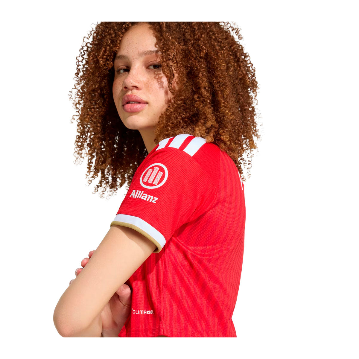 adidas FC Bayern 26/27 Home Cropped Jersey product image 3, provided for visual reference and product detail review