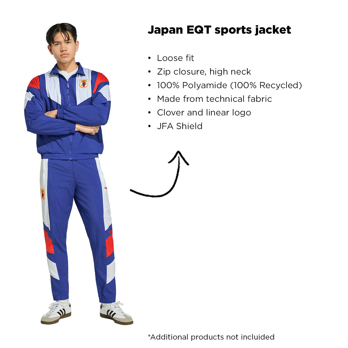 adidas Japan EQT Track Jacket product image 7, provided for visual reference and product detail review