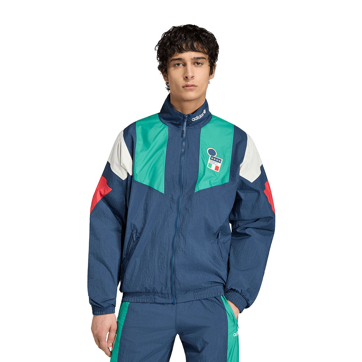 addias Italy EQT Track Jacket product image 1, provided for visual reference and product detail review
