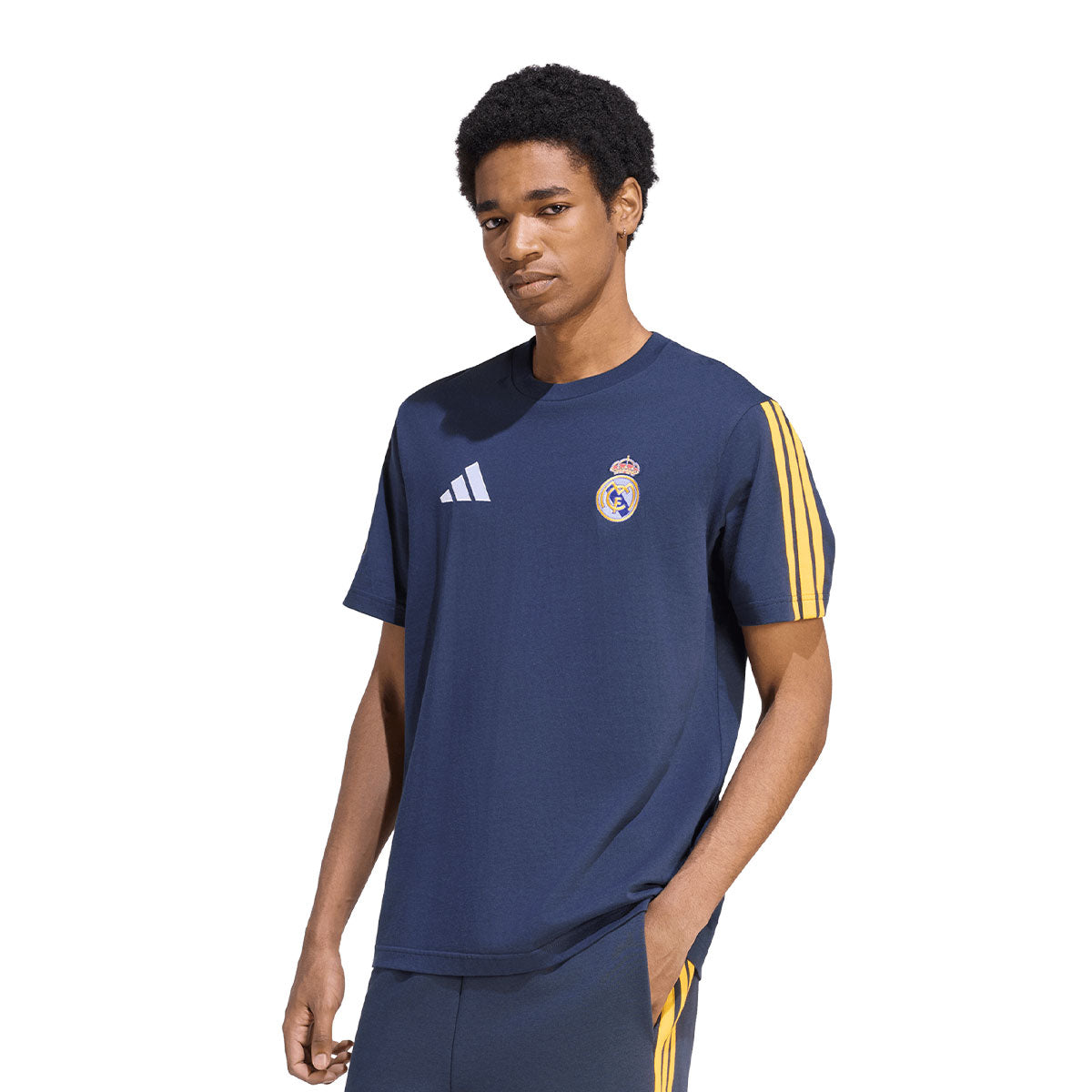 adidas Real Madrid DNA T-Shirt product image 1, provided for visual reference and product detail review
