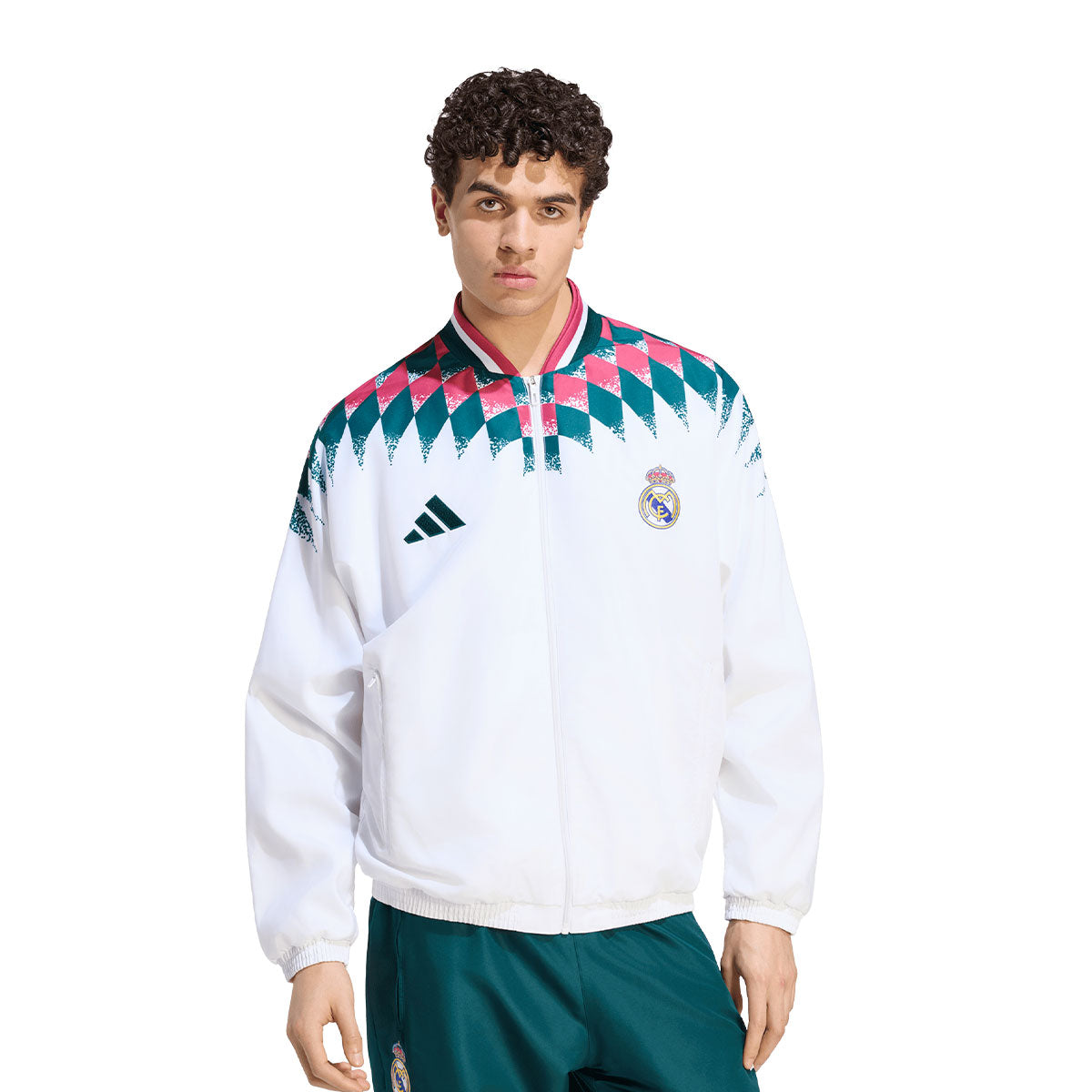 adidas Real Madrid Stadium Track Jacket product image 1, provided for visual reference and product detail review