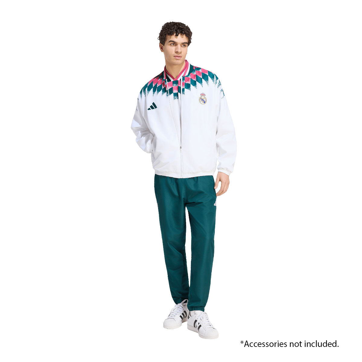 adidas Real Madrid Stadium Track Jacket product image 5, provided for visual reference and product detail review