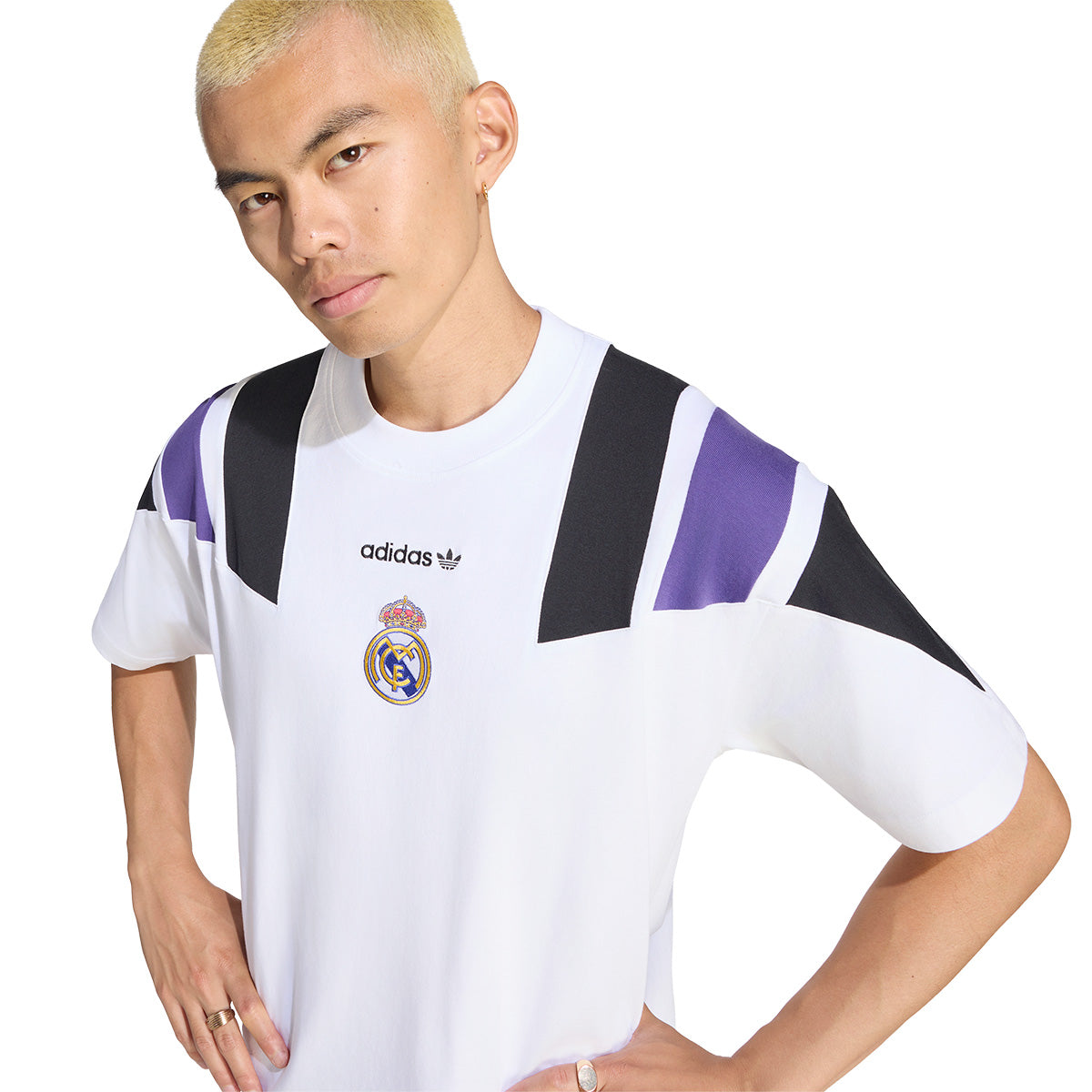 adidas Real Madrid EQT T-Shirt product image 4, provided for visual reference and product detail review
