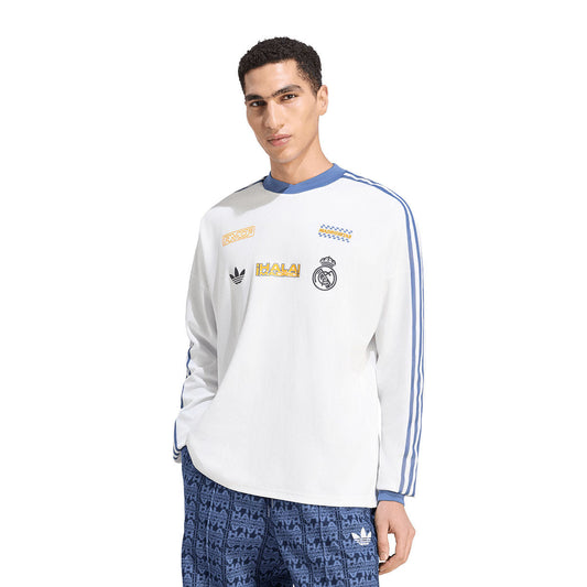 adidas Real Madrid LFSTLR Long Sleeve Jersey product image 1, provided for visual reference and product detail review