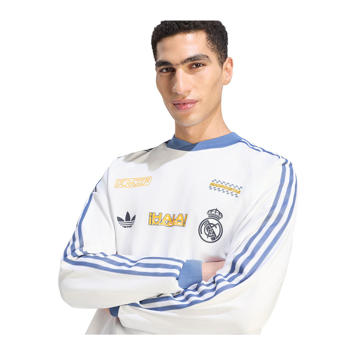 adidas Real Madrid LFSTLR Long Sleeve Jersey product image 3, provided for visual reference and product detail review