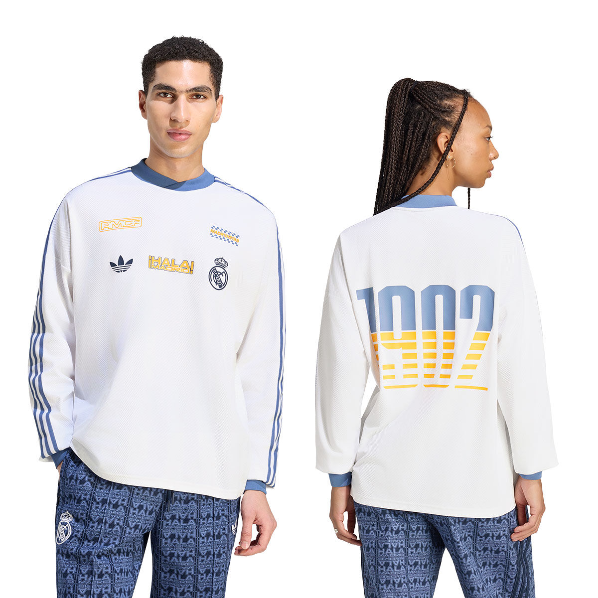 adidas Real Madrid LFSTLR Long Sleeve Jersey product image 5, provided for visual reference and product detail review