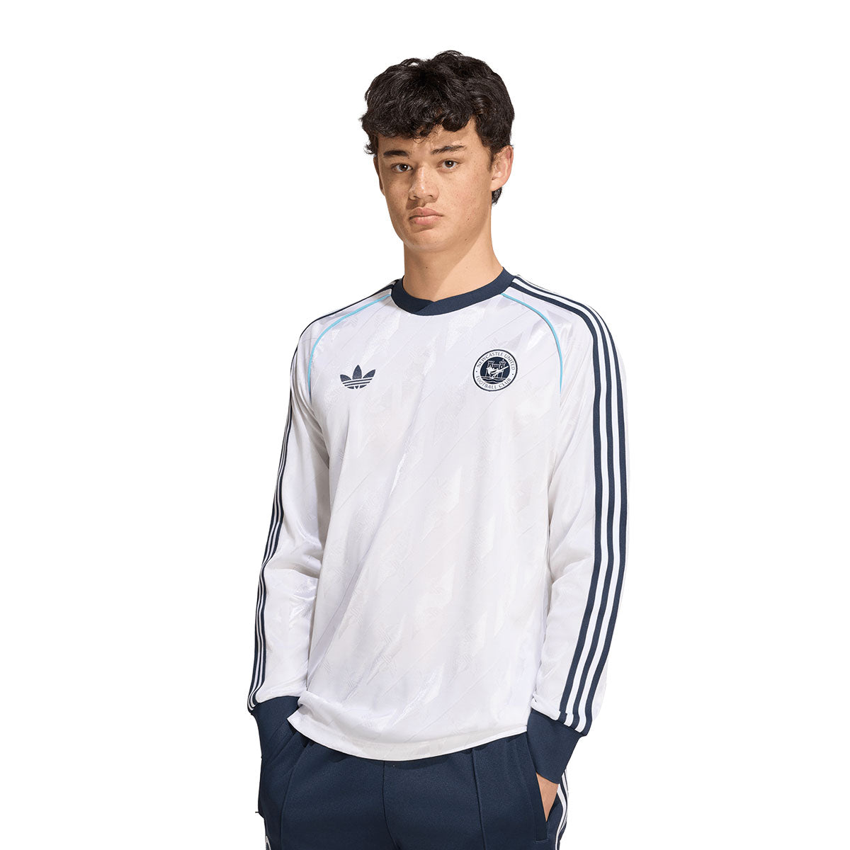 adidas Newcastle United FC Long Sleeve Originals Jersey product image 1, provided for visual reference and product detail