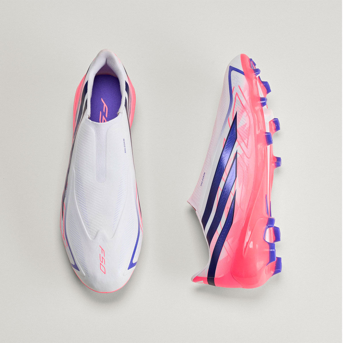 adidas F50 Hyperfast League Laceless Firm Ground Soccer Cleats product image 10, provided for visual reference and product