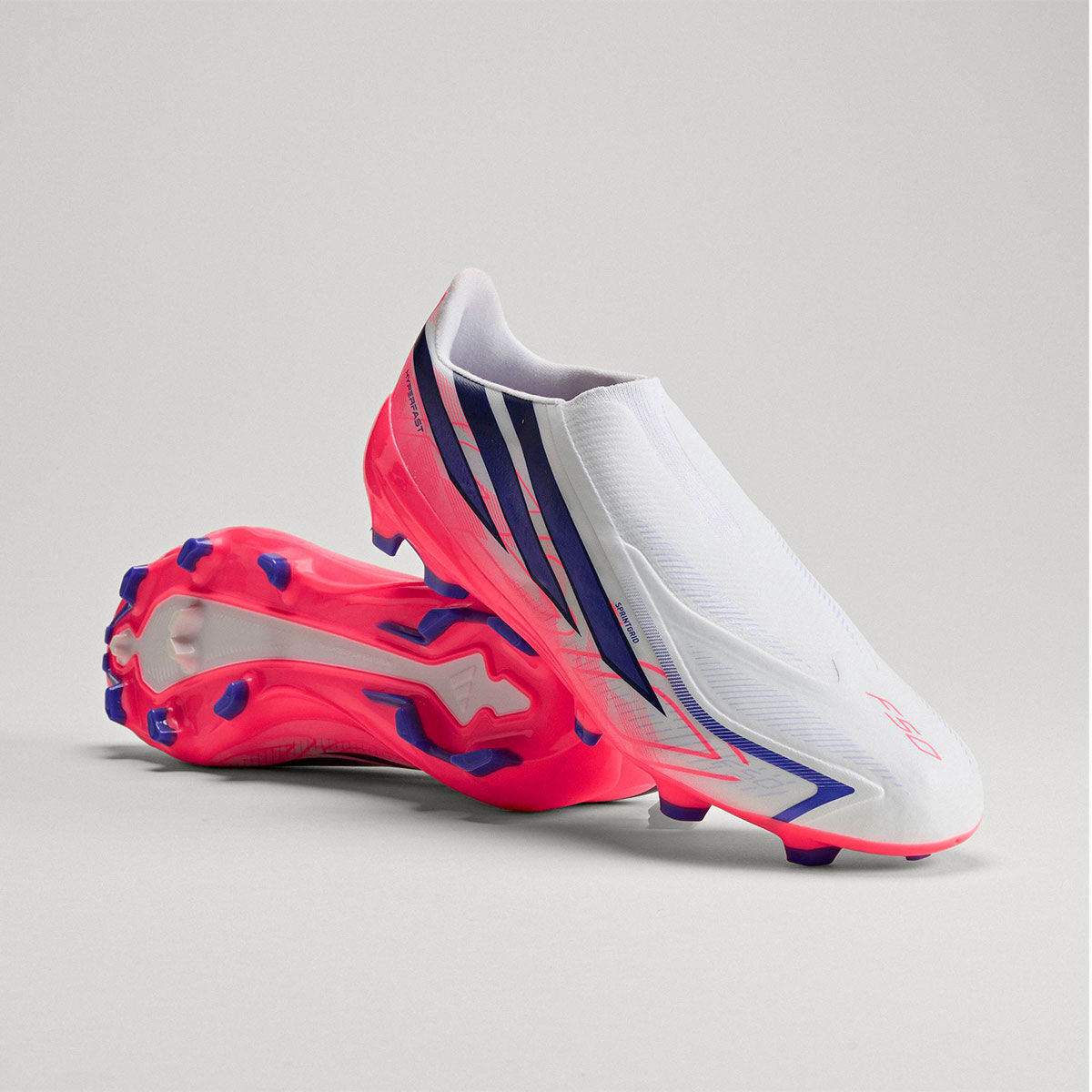 adidas F50 Hyperfast League Laceless Firm Ground Soccer Cleats product image 9, provided for visual reference and product